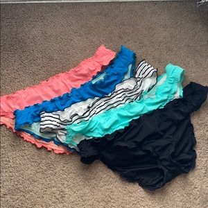 Victoria Secret Cheeky Bathing Suit Bottoms Bundle